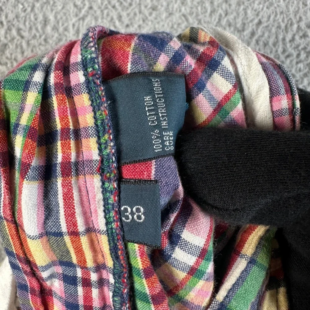 Polo Ralph Lauren Mens 38 Multicolor Madras Plaid Cotton Shorts Classic Fit Golf